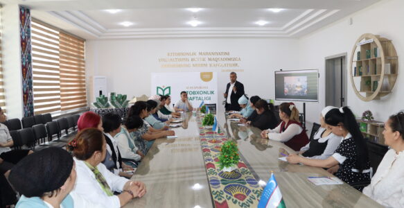 Jamoa shartnomasini muhokama qilishga bagʻishlangan yigʻilish