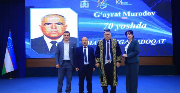 Maʼrifatga sadoqat: BuxDUda professor Gʻayrat Murodovning 70 yillik yubileyi va kitoblar taqdimoti oʻtkazildi.